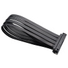 PHANTEKS 600 mm Flatline PCI-E 4.0 x16 Riser Cable 90° Adapter - black PH-CBRS4.0_FL60_BK01