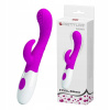 Vibrátor bodu G Pretty Love fialový 20 cm silikón
