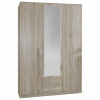 MID.YOU SKRIŇA SO ZRKADLOM, farba duba, 135/199,5/58 cm - Skrine - 001787054904