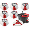 6 x VLOŽKY DO ROTAČNÉHO MOPU MOP NÁHRADA VILEDA TURBO MEGA ABSORPČNÁ VLOŽKA