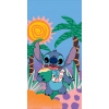 Kúpacia osuška Stitch 140 x 70 cm Halantex 100 % bavlna Disney plážová