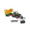 Korody Traktor s vozíkom a XL príslušenstvom 1:24, svetlá, zvuk, naťahovacie (ES3501)