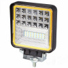 SuperLight Superlight 126W 12V 24V Prídavné pracovné cúvacie svetlo hranaté Cree diódy