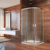 Mereo Lima sprchový kút, R 550, 90x90x190 cm, chróm ALU, sklo Point 6 mm CK608B22K