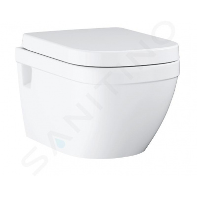 Grohe Euro Ceramic Závesné WC s doskou SoftClose, Rimless, alpská biela 39703000-GR