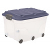 Rotho úložný box ROLLER 57L - modrá
