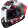 LS2 Helmets LS2 FF805 THUNDER C RACING1 GL.RED WHITE