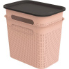 Rotho SET 2x 7L Brisen box s víkem růžová