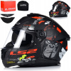 MOTOCYKLOVÁ PRILBA LS2 FF808 STREAM II MONKEY KEVLAR SYSTÉM PINLOCK + BLENDA