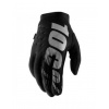 Rukavice 100% Brisker black/gray detské