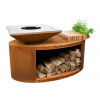 ARTISS Záhradný gril G3 - corten