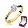 Diamantový zásnubný prsteň s 0.23 ct-36 (Diamantový zásnubný prsteň s 0.23 ct-36)