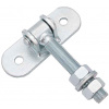 Nastaviteľný záves M16, závit. tyč 130 mm, základňa 115x40x5 mm, colný sadzobník 7308 9098