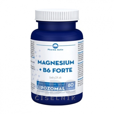 Pharma Activ Lipozomal magnesium + B6 forte 60 kapsúl