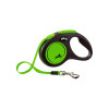 Vodítko Flexi Neon S opasok 5m/15kg čierna/zelená