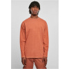 Heavy Oversized Garment Dye Longsleeve - terracotta 3XL