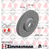 ZIMMERMANN Brzdový kotúč 150.2936.52