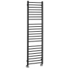 Sapho DINA vykurovacie teleso 400x1560 mm, čierny mat IR374B