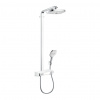 Hansgrohe Raindance Select E, Showerpipe 300 2jet EcoSmart 9 l/min s termostatom ShowerTablet Select 300, biela/chrómová, HAN-27283400