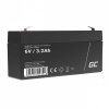 Batéria Green Cell AGM14 pre UPS, uzavretá olovená (VRLA) 6 V 3,2 Ah