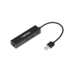 Natec Dragonfly rozbočovač 3x USB 2.0 HUB + RJ45 NHU-1413