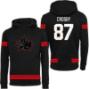Kanada - Sidney Crosby 2026 Hokejová Mikina s kapucňou L