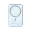 Power banka, externá batéria, magnetická bezdrôtová, 10 000 mAh, stojanček, VERBATIM Charge n Go, modrá