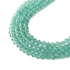 Manumi české cínové perličky 4 mm Blue Zircon - 135 ks