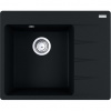 Franke Centro CNG611-62TL/2 Granitový drez s odkapávačom vpravo, 62x50 cm, onyx, 114.0637.503