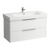 Laufen BASE skrinka pod umývadlo 101x53,1x43,8 cm,2 zásuvky,Biela Lesklá H4024521102611
