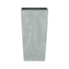 Plastový kvetináč s vložkou Urbi Square Beton Effect Gray 24 x 24 x 44,9 cm PROSPERPLAST