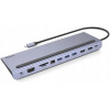 Unitek D1022B USB hub 11v1 USB-C RJ45 MST 100W