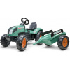 FALK Šliapací traktor 1054AB - Farm Lander s vlečkou - zelený