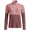 Dámska funkčná mikina Ortovox 185 Rock'N'Wool Zip Neck Veľkosť: M / Farba: ružová