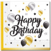Servítky Happy Birthday 33x33cm 20ks 5201184888636 Procos