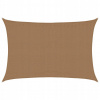 Slnečná plachta, 160 g/m², taupe, 3,5 x 4,5 m, HDPE