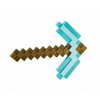 Diamantový krompáč Godan Minecraft tyrkysový 40,5 cm