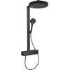 Hansgrohe Rainfinity, Showerpipe 360 1jet s termostatom ShowerTablet 350, čierna matná, HAN-26853670