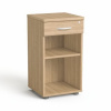 Skriňa, vo výške stola, so zásuvkou, otvorené police, MAYAH Freedom SV 14, jaseň