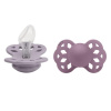 BIBS Infinity Fossil Grey/Mauve anatomický cumlík zo silikónu 2ks, veľkosť 2