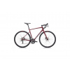 Cestný bicykel SPECIALIZED Allez E5 Disk Saténová bordová/strieborný prach/Flo Red 54