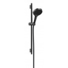 Hansgrohe Rainfinity - Set sprchovej hlavice, tyče a hadice, 3 prúdy, EcoSmart, kefovaný čierny chróm 28746340