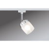 PAULMANN URail spot Blossom bílá čiré / satin sklo max. 10W G9 95343