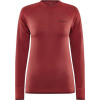 Dámské funkční triko CRAFT Adv Warm Intensity Ls červené Velikost: S