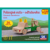 Moy Toy Drevená stavebnica Policajné auto - odťahovka Moy Toy