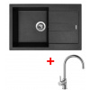 Sinks AMANDA 780 Granblack + Vitalia G13030
