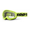 STRATA 2, 100% brýle neon žluté, čiré plexi, dětské M151-76