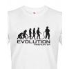 Pánské triko pro hasiče Evoluce, Barva Bílá, Velikost 3XL Bezvatriko.cz 0080