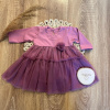 Mamatti Dievčenské šaty s tylovou sukničkou - Malaga Veľkosť: 80