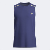 INDOOR GYM SLEEVELESS SHIRT fitness tielko azúrová L